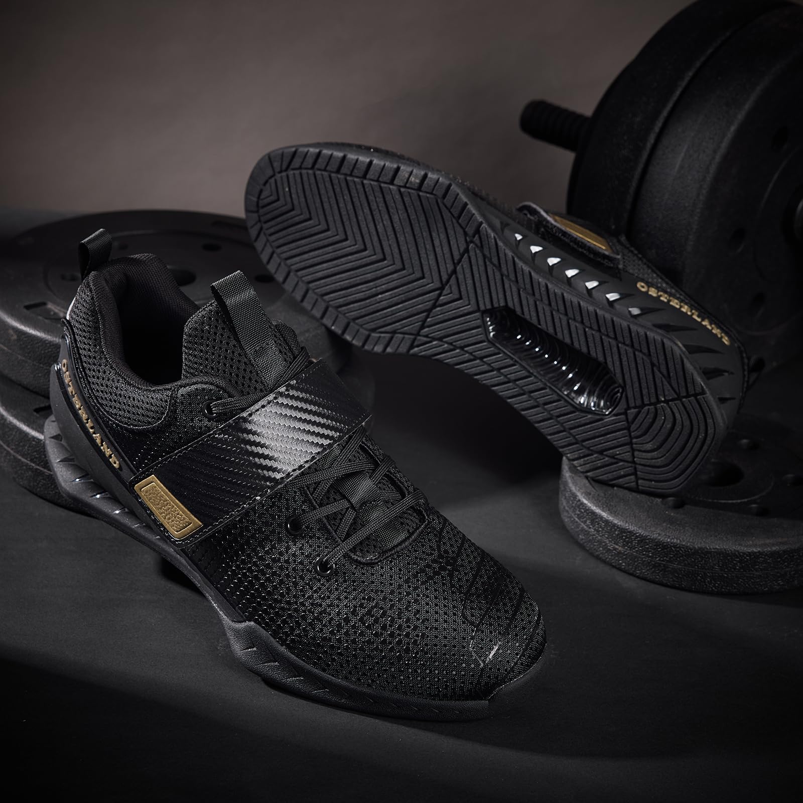 Osterland Weightlifting Shoes for Men & Women - Powerlifting & Crossfit Training Footwear - Heavy Lifting, Deadlifting & Squat Shoes - Perfect for Gym Workouts & Strength Training