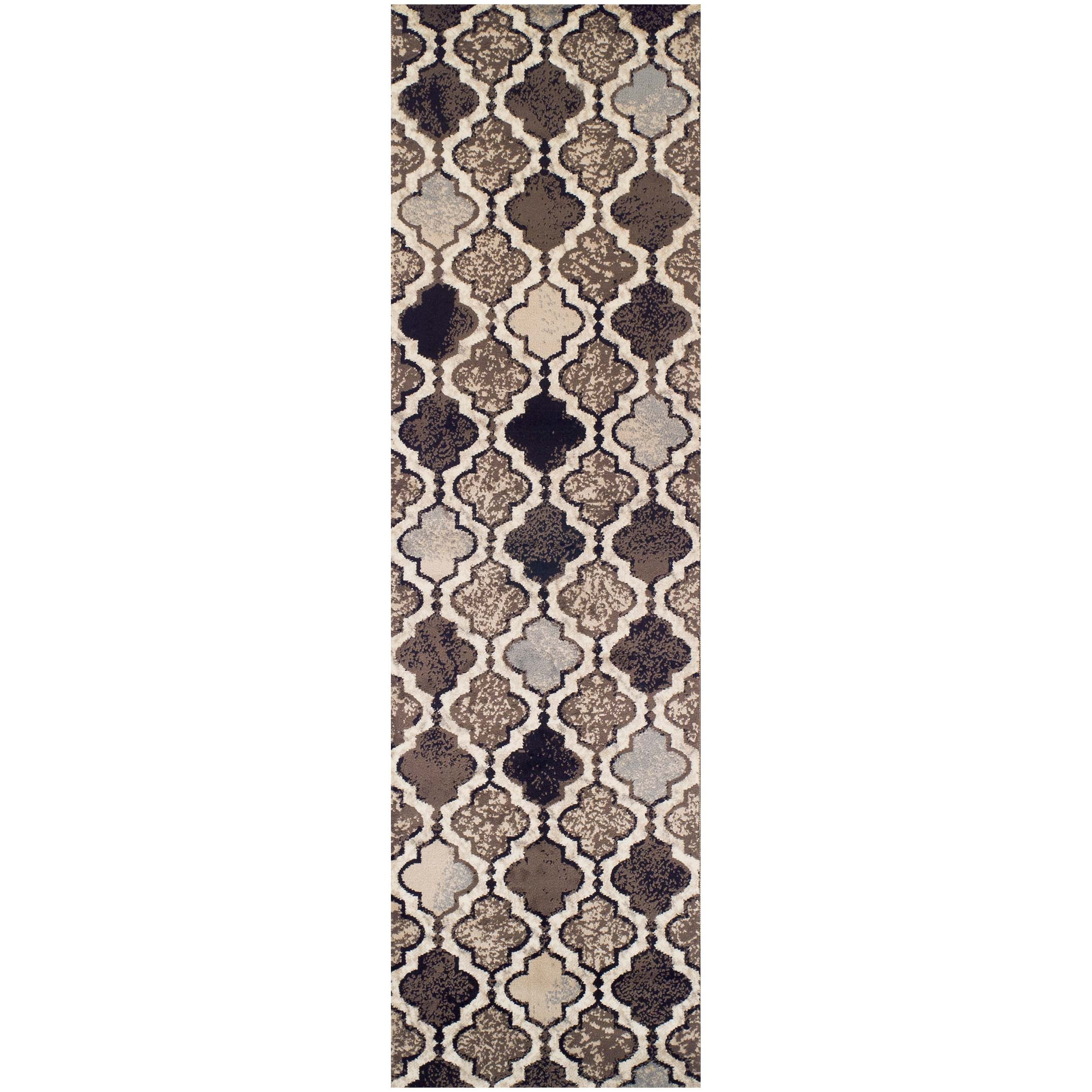 Viking Geometric Trellis Indoor Area Rug & Runner - Non-Slip Boho Chic Carpet for Living Room, Bedroom, Hallway - Perfect for Nordic Home Decor & Cozy Spaces