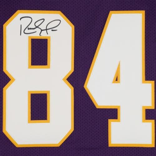 Authentic Randy Moss Minnesota Vikings Autographed Mitchell & Ness Framed Jersey - Signed NFL Memorabilia for Sports Fans & Man Cave Decor