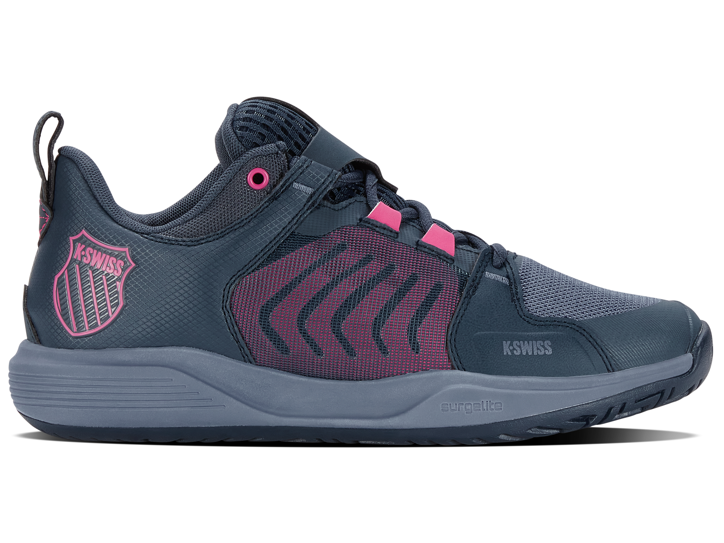 UltraShot Team 97395 478 M Basketball Shoes - Orion Blue, Infinity, Carmine Rose | High-Performance Sneakers for Men | Perfect for Indoor & Outdoor Court Play