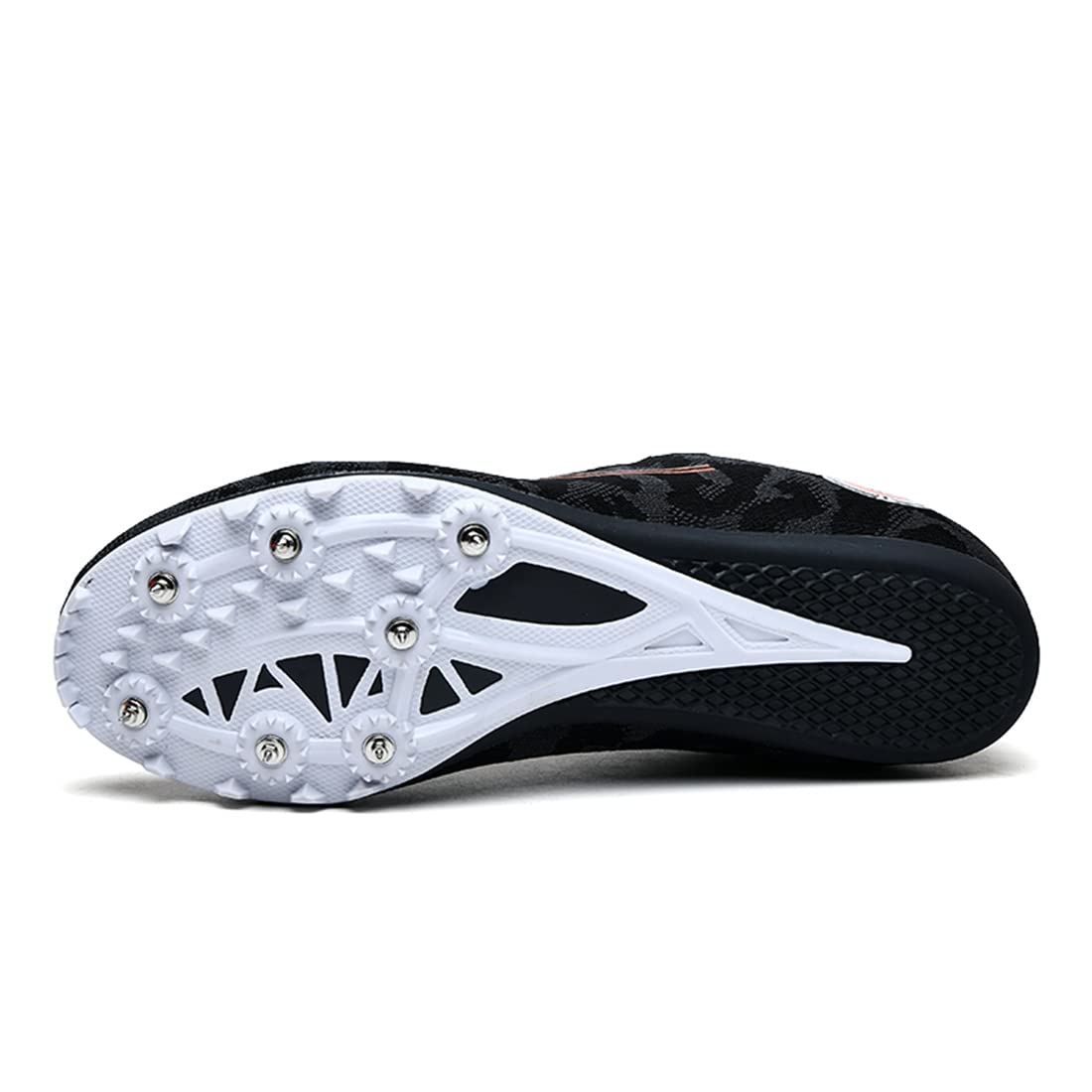 Men's Spiked Track & Field Shoes - Professional Sprint Running & Jumping Training Sneakers for Youth & Adults | Lightweight Athletic Shoes for Racing, Training & Competition