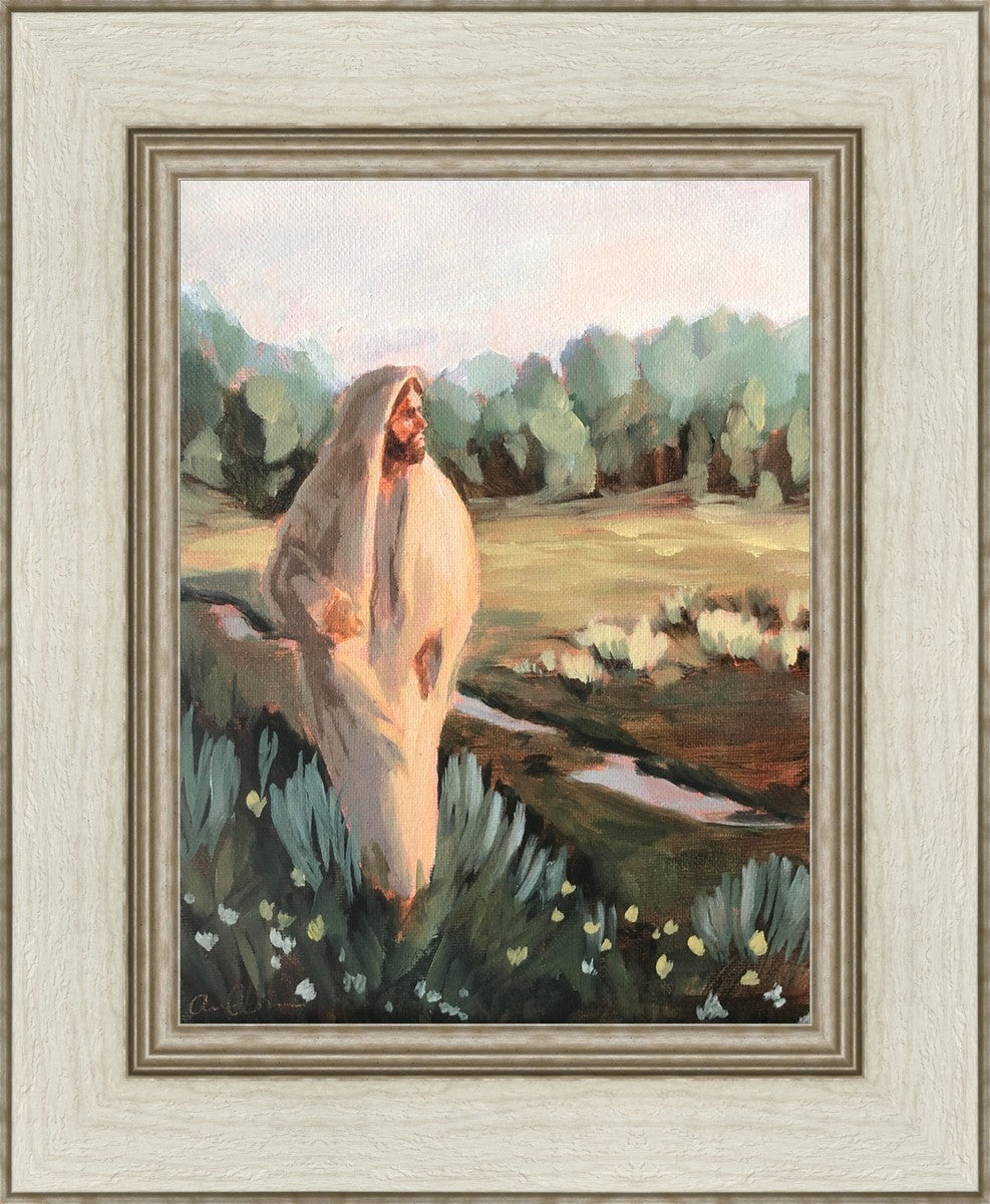Be Thou Humble by Amber Whitworth - Inspirational Christian Wall Art for Home & Office Decor - Perfect for Living Room, Bedroom, or Gift