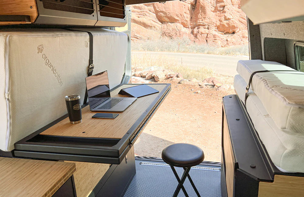 Rigwell Nomad Murphy Bed with EcoFlow 5kWh Power Station Bundle - Space Saving Wall Bed & Portable Power Solution for Tiny Homes, RVs, and Off-Grid Living