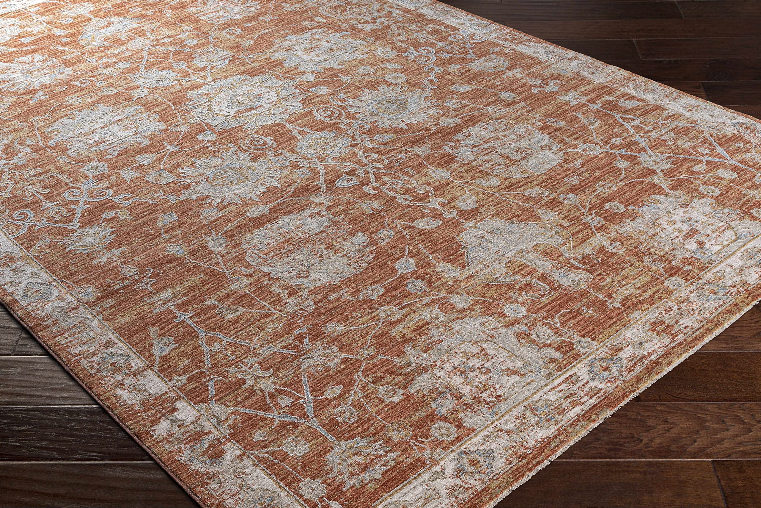 Hauteloom Manawan Traditional Round Area Rug 6'7