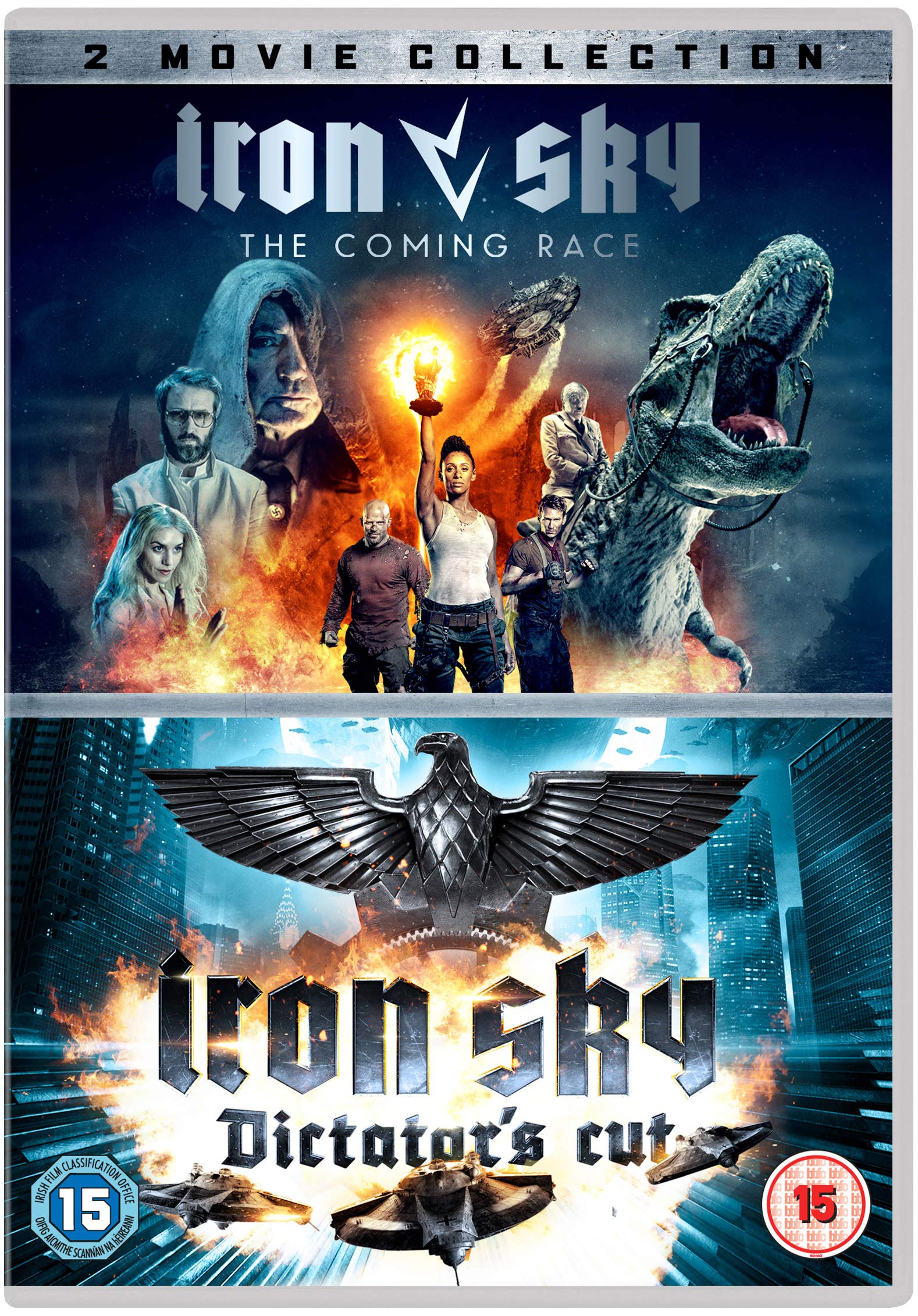 Iron Sky 1 & 2 DVD - Sci-Fi Comedy Movie Collection | Perfect for Movie Nights & Sci-Fi Fans