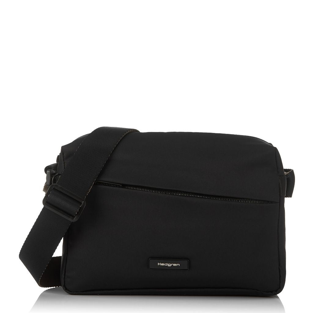 Hedgren Neutron Medium Crossbody Bag for Women - Stylish & Lightweight Shoulder Bag, Perfect for Travel, Work & Everyday Use - Black