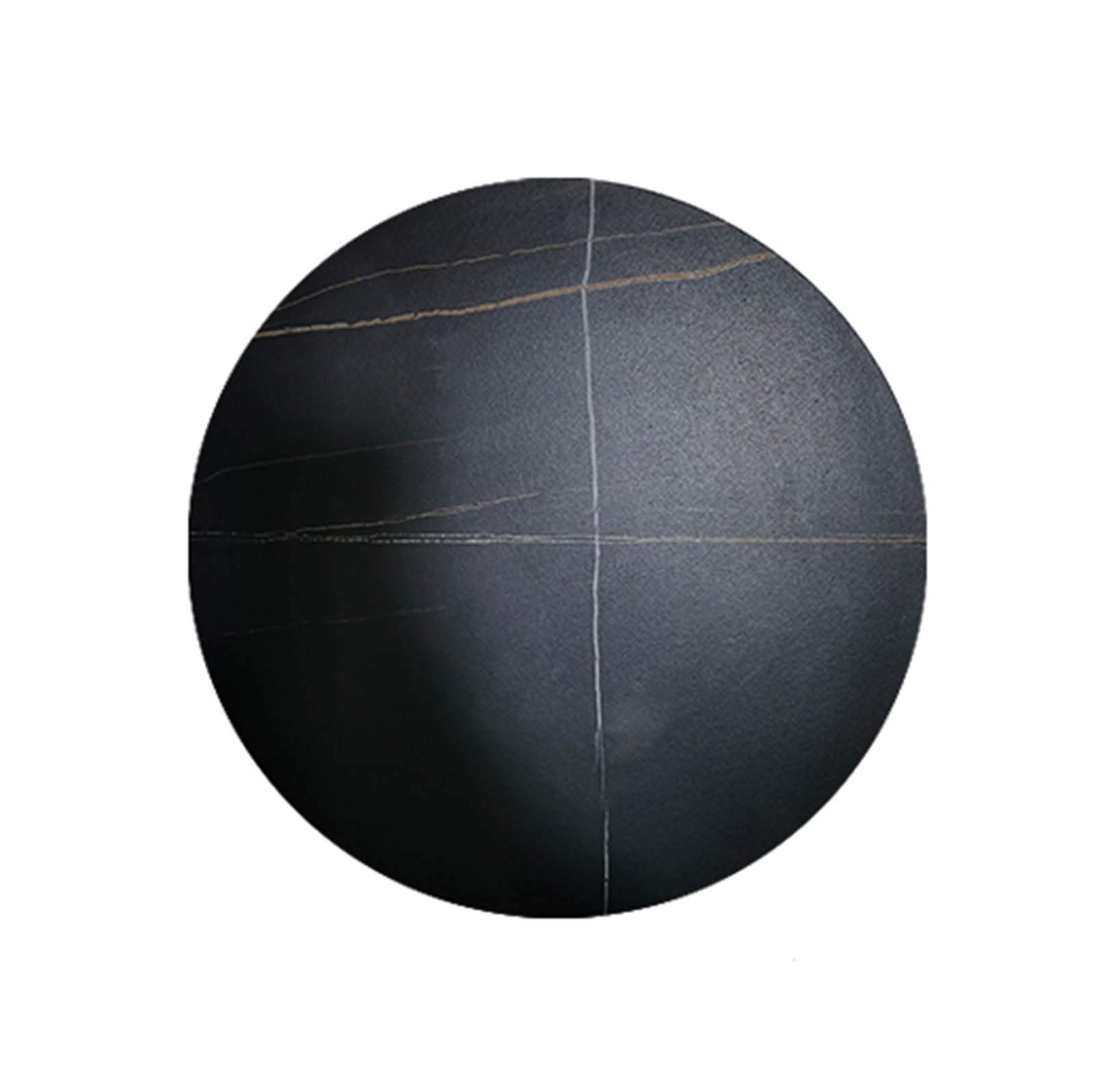 Round Faux Marble Table Top - 16 to 35.5 Inch (40-90cm) - Anti-Collision Protection for Dining & Coffee Tables - Perfect for Home, Office, and Restaurant Decor