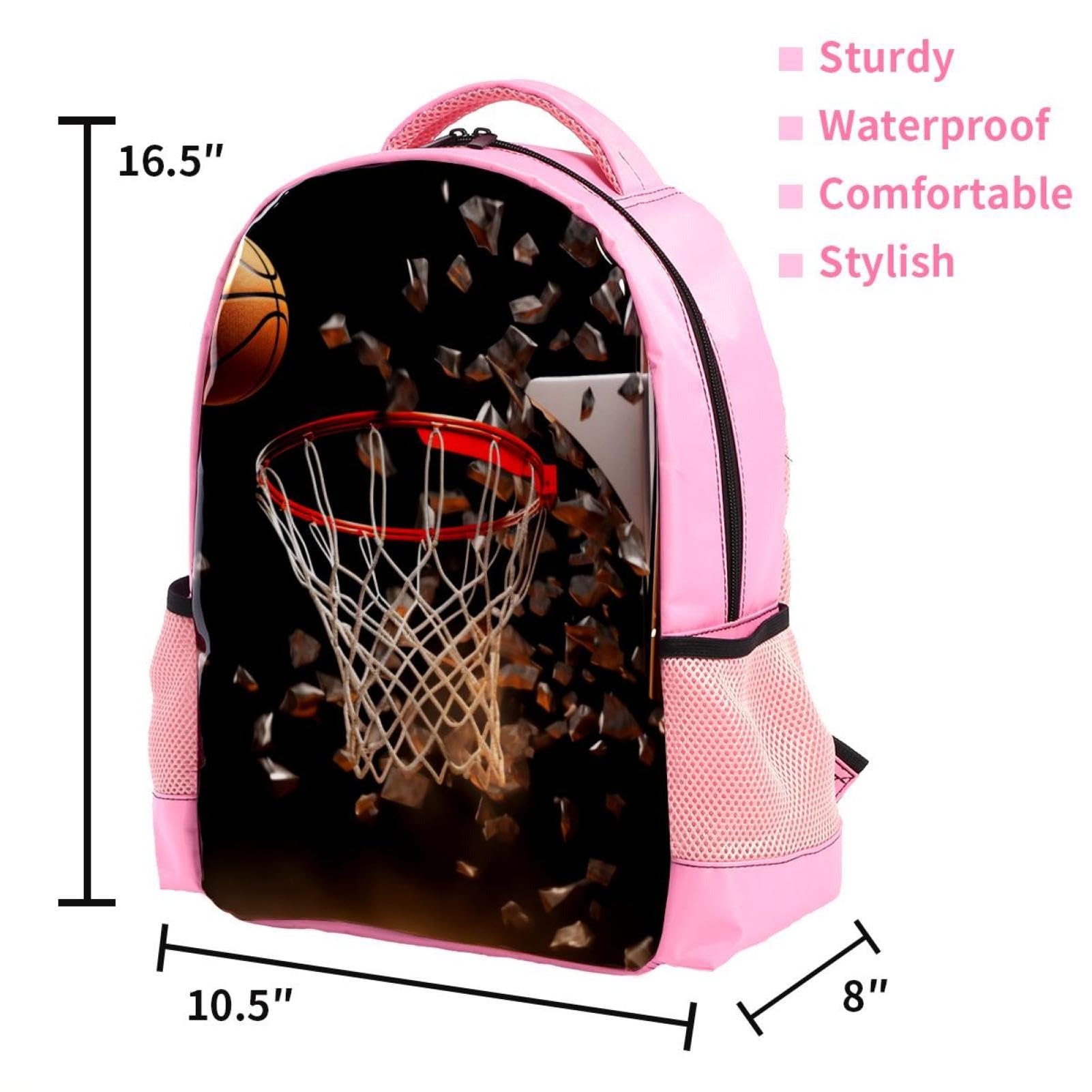 Best Travel & Work Backpack for Men & Women - Lightweight Durable Laptop Backpack for Business, Gym, Basketball & Outdoor Sports - Perfect for Commuting, Hiking & Daily Use