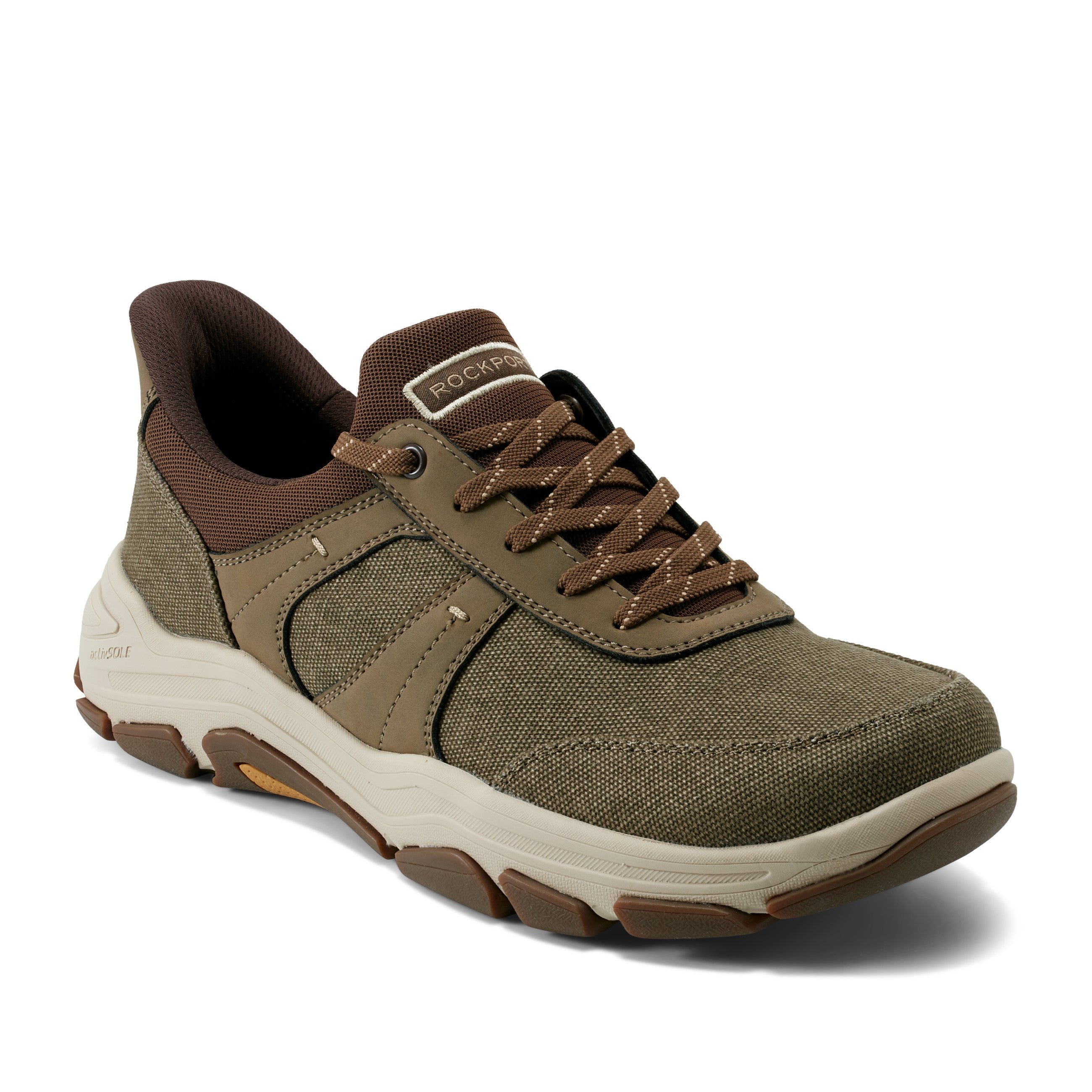Men's Rhett Step Activated Casual Lace Up Shoes - Comfortable Walking & Everyday Wear Sneakers for Work, Travel & Outdoor Activities