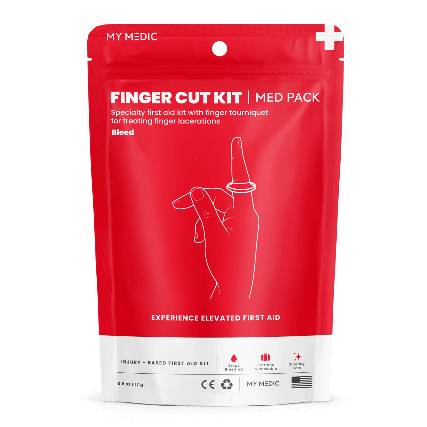 Medpacks Finger Cuts - First Aid Bandages for Small Wounds & Cuts | Waterproof & Flexible Finger Bandages | Perfect for Kitchen, Workshop & Outdoor Activities