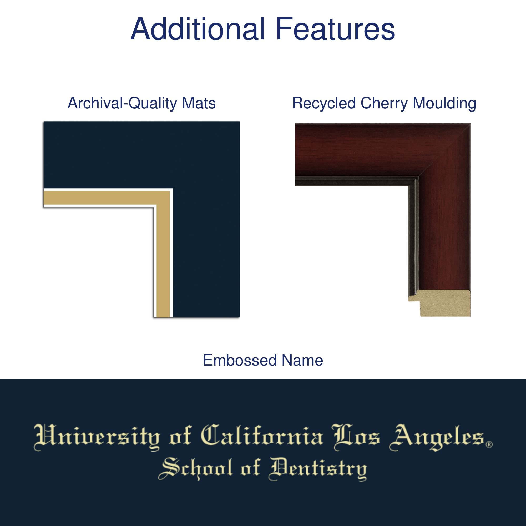 UCLA School of Dentistry PhD Diploma Frame - 17