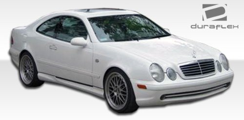 Duraflex AMG Style Side Skirts for 1998-2002 Mercedes CLK W208 - 2 Piece Set | Perfect for Car Body Styling & Customization
