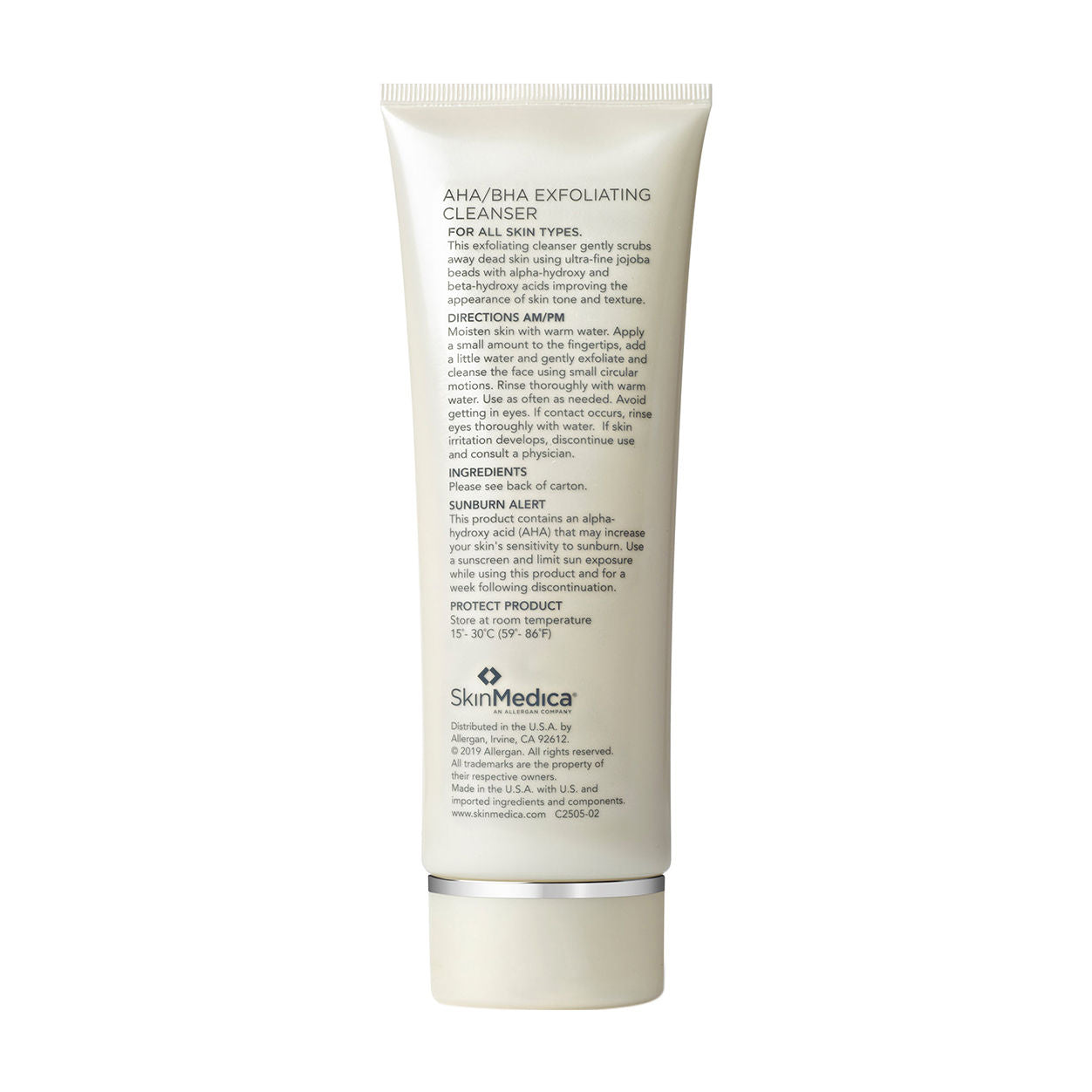 AHA/BHA Exfoliating Cleanser for Face - Gentle Chemical Exfoliator with Glycolic & Salicylic Acid - Deep Pore Cleansing for Acne Prone & Oily Skin - Perfect for Daily Skincare Routine & Pre-Makeup Prep