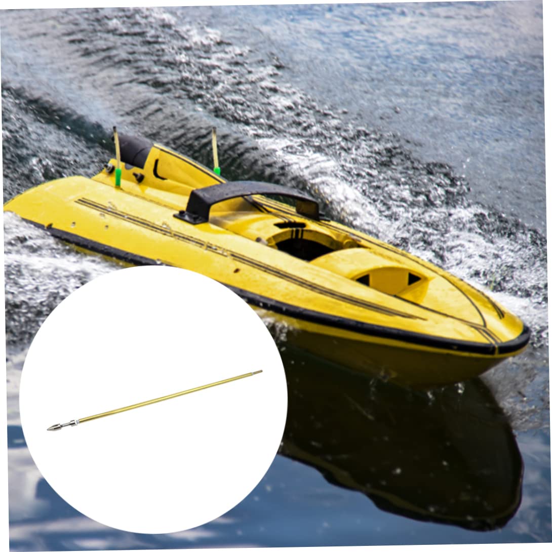 **ESiiFuu 350mm RC Boat Drive Shaft Flex Cable with Copper Tube & Prop Nut - Durable Propeller Shaft for RC Model Boats, DIY Boat Building Kits (4mm) - Perfect for RC Racing, Hobbyist Repairs & Marine Model Assembly**