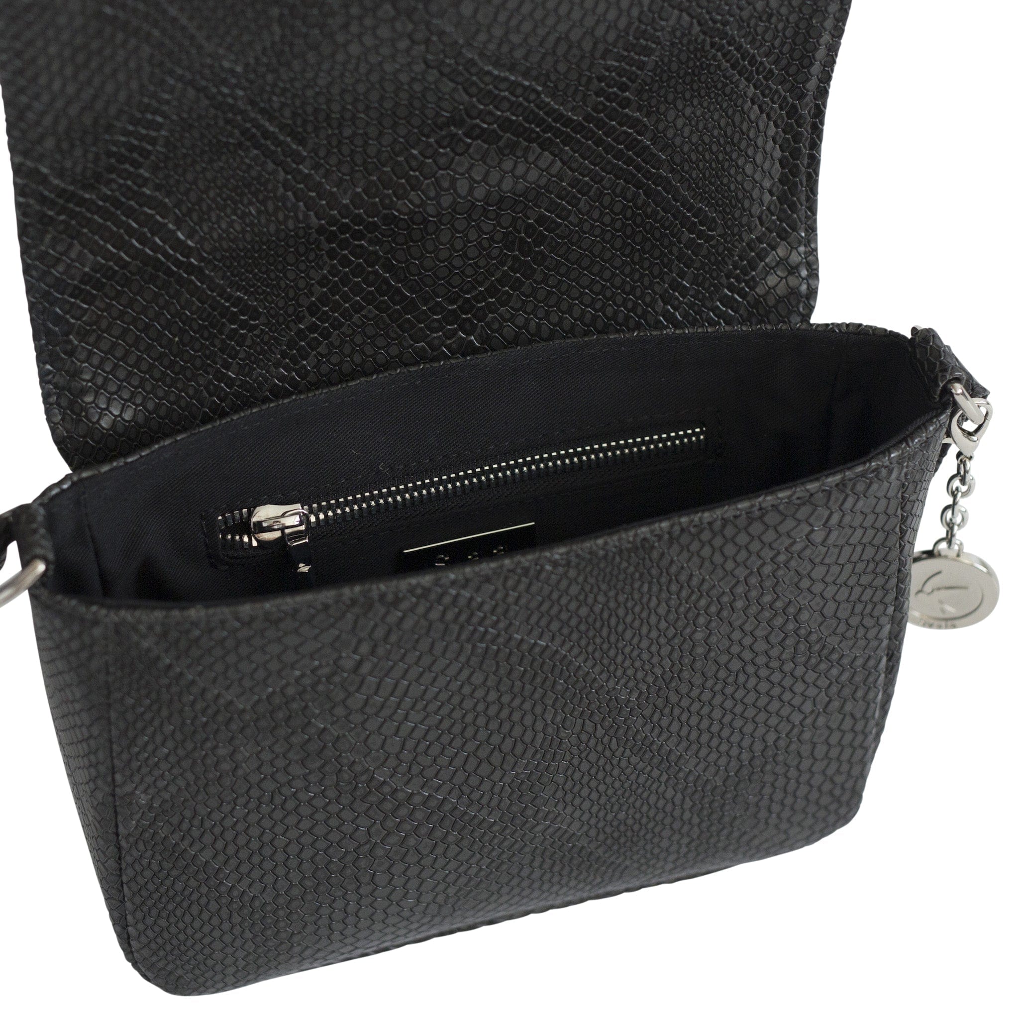 Tashi Vegan Leather Crossbody Bag for Women - Stylish & Lightweight Shoulder Purse | Perfect for Work, Travel & Everyday Use | Black