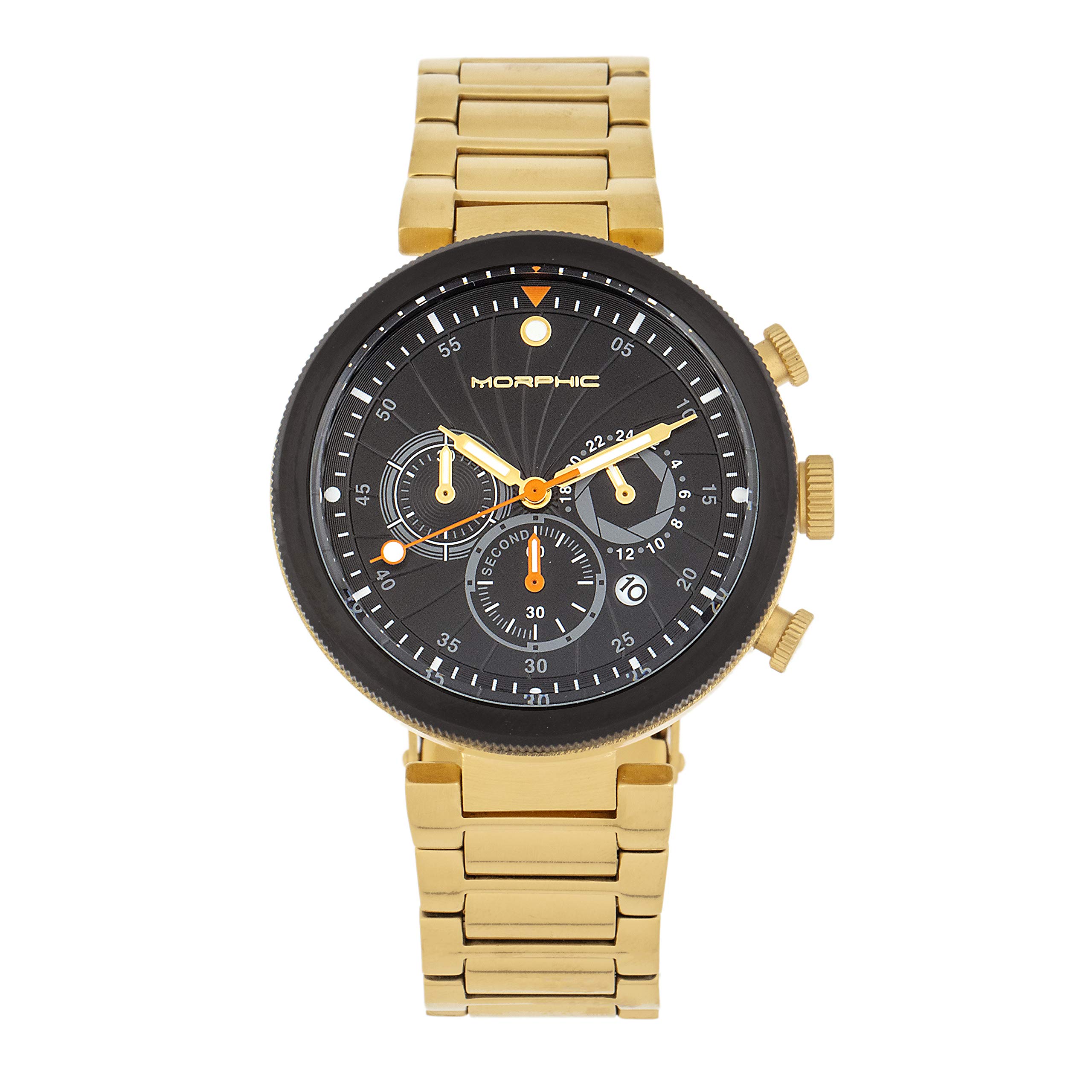 Morphic M87 Series Chronograph Bracelet Watch with Date Display - Stylish Men's Dress Watch for Business, Formal Events & Everyday Wear