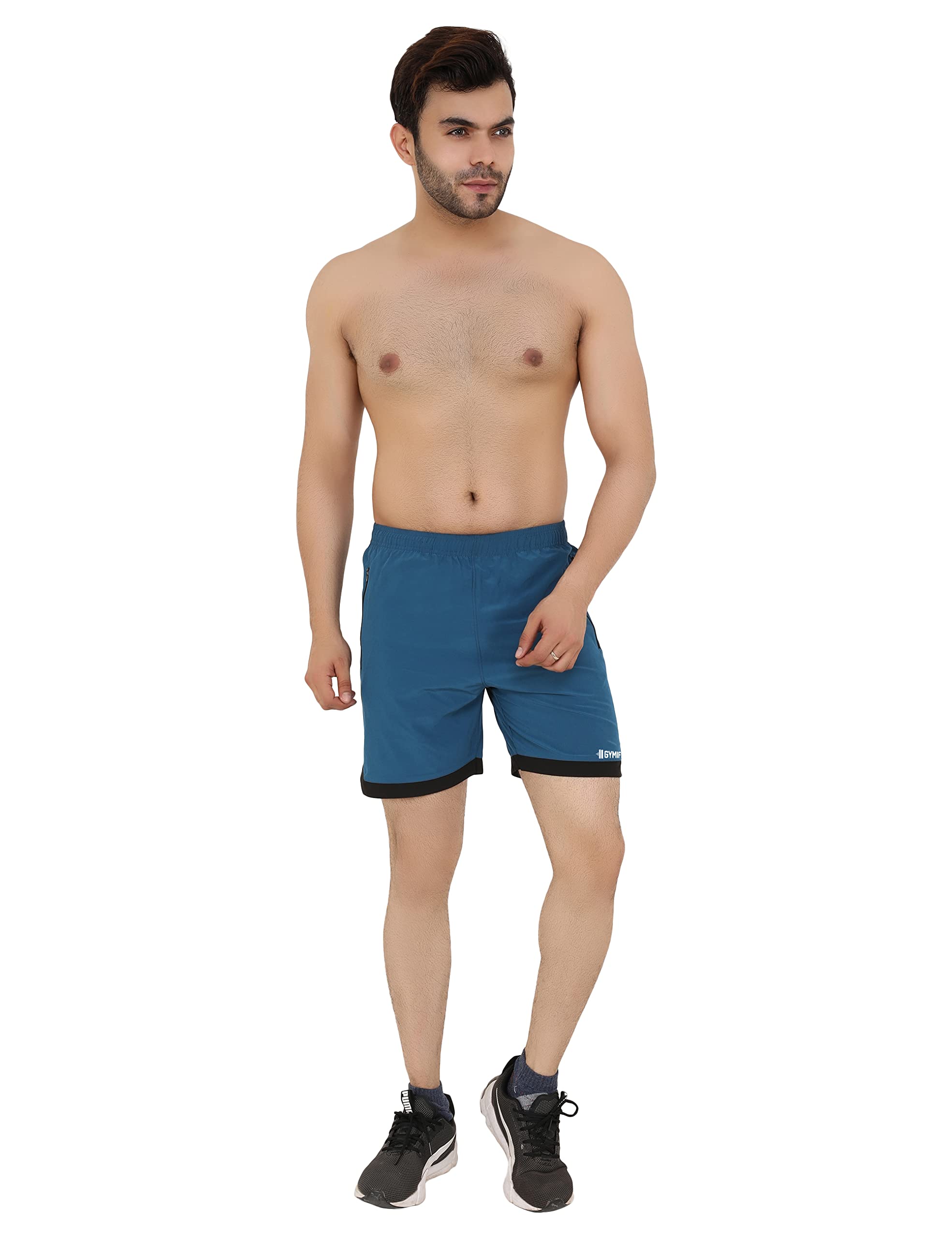 GYMIFIC Men's Dry Fit Running Shorts - Breathable Quick-Dry Workout Shorts for Gym, Jogging & Sports Training