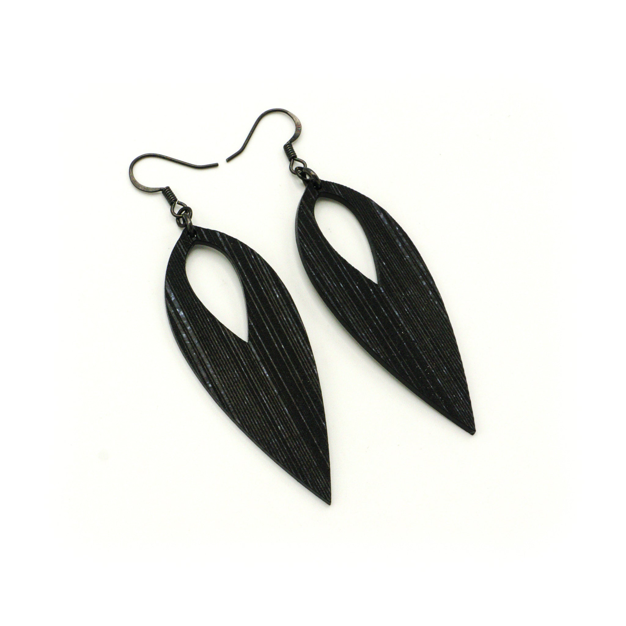 Nativas 13R Acrylic Earrings - Black Galaxy & Black | Stylish & Lightweight for Women | Perfect for Parties, Weddings & Everyday Wear