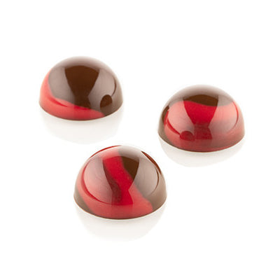 SILIKOMART Semisfera 01 Tritan Chocolate Mould Kit for Bonbon Making - Professional Grade Silicone Candy Mold for Chocolates, Truffles & Desserts - Perfect for Home Baking, Party Treats & Holiday Gifts