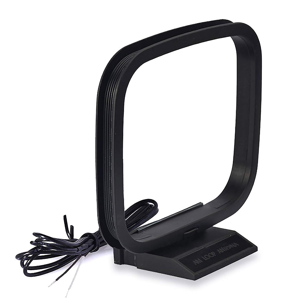 Bingfu Magnetic Base FM Radio Antenna & AM Loop Antenna for Home Stereo Receivers - Compatible with Pioneer, Onkyo, Yamaha, Marantz - HD Digital Radio Reception for Indoor AV Audio Video Home Theater Systems (Perfect for Basement, Garage or Weak Signal Areas)