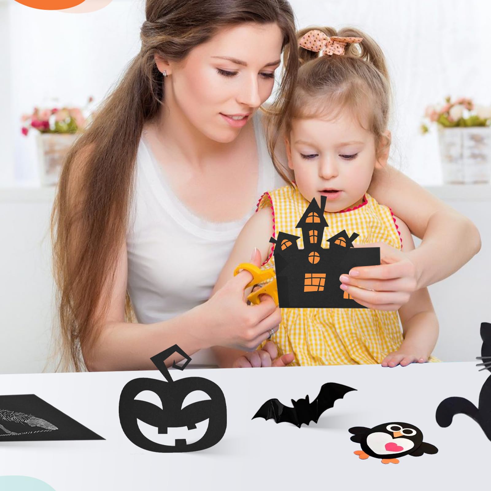 30 Sheets Black Cardstock Paper 8.5