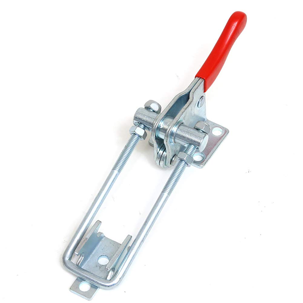 90 Degree Mechanical Lock - Heavy Duty Iron Quick Release Toggle Clamp with Secure Latch for Woodworking, Metalworking, and DIY Projects - Perfect for Jigs, Fixtures, and Workholding Applications