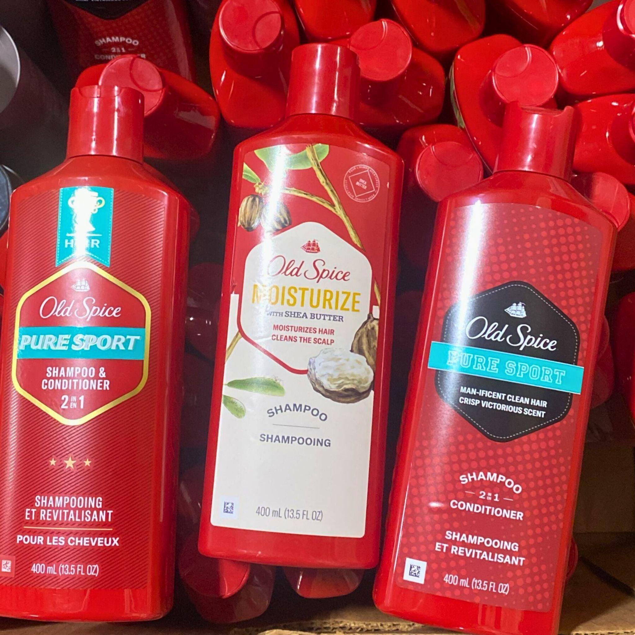 Old Spice Shampoo & 2-in-1 Shampoo + Conditioner Combo Pack - 40 Piece Bulk Set for Men - Hair Care Essentials for Gym, Travel & Daily Use