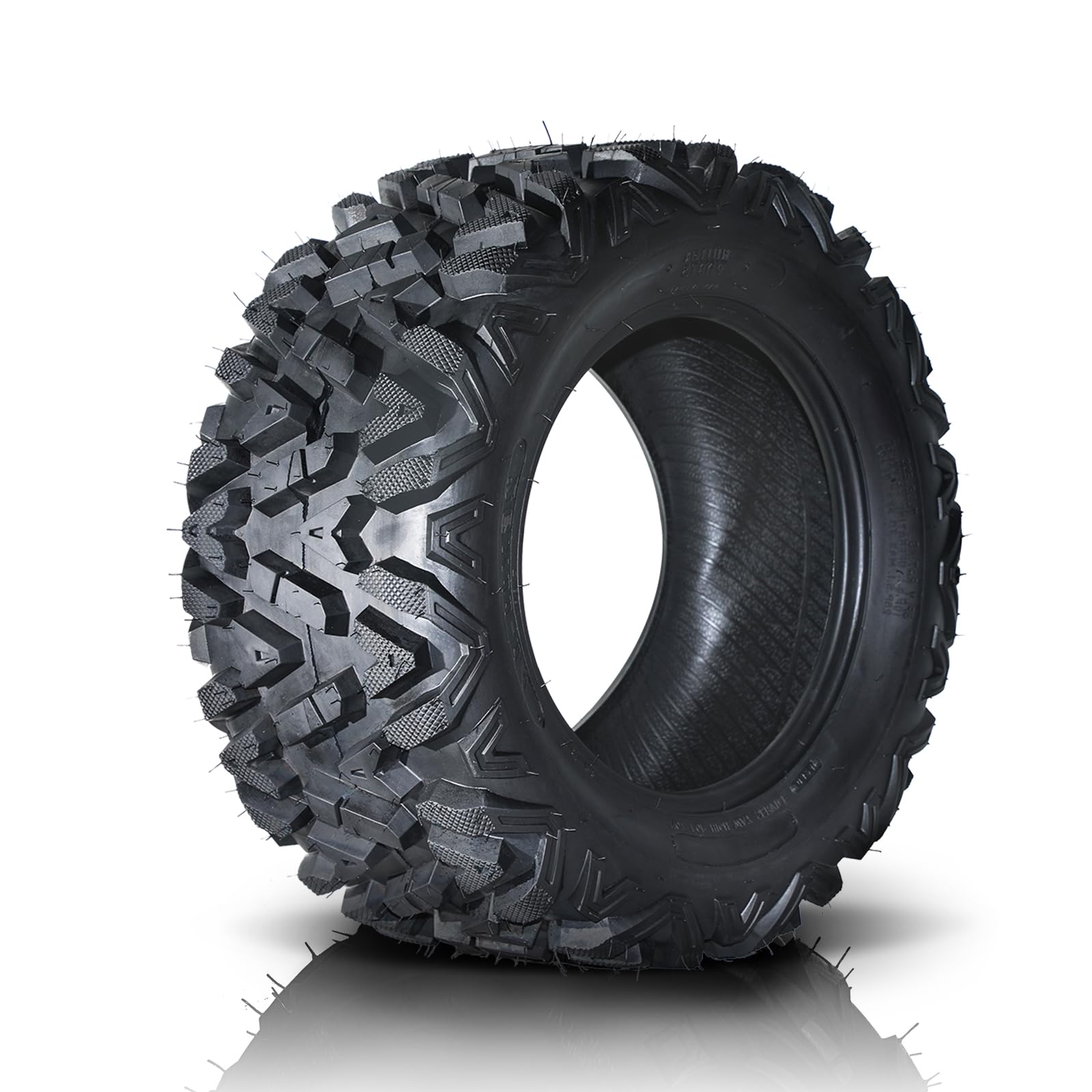 SUNROAD 4-Pack ATV/UTV Sport Tires - 26x9.00-14 Front & 26x11.00-14 Rear 6-Ply All-Terrain Tubeless Tires (26x9x14 & 26x11x14) for Off-Roading, Mudding & Trail Adventures