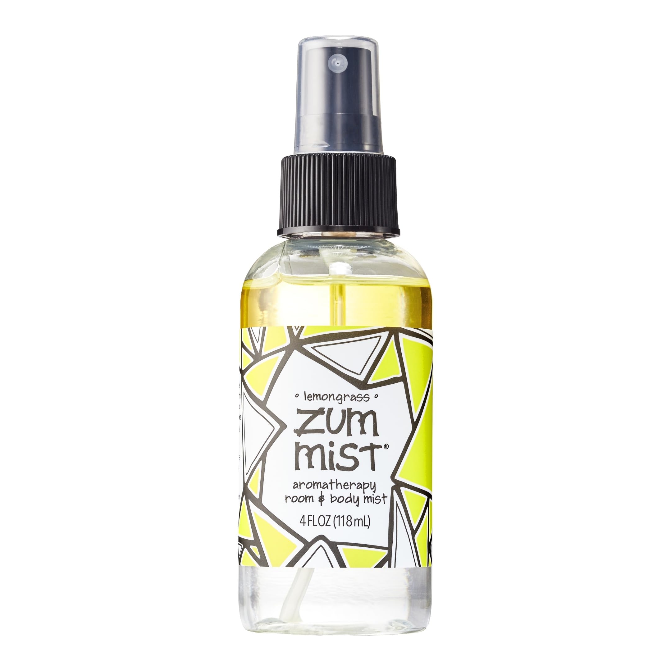 Zum Indigo Wild Mist Room & Body Spray | Natural Aromatherapy Essential Oil Spray for Home & Personal Use | Lemongrass Scented Body Mist & Room Freshener | 4 fl oz | Perfect for Relaxation, Yoga & Spa Days