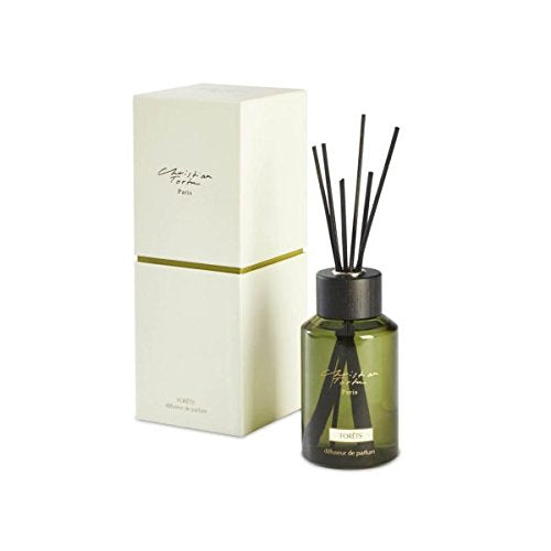 Christian Tortu Forêts Reed Diffuser - Premium Home Fragrance Oil Diffuser Set with Natural Rattan Reeds, Long-Lasting Scent for Living Room, Bedroom & Office Decor