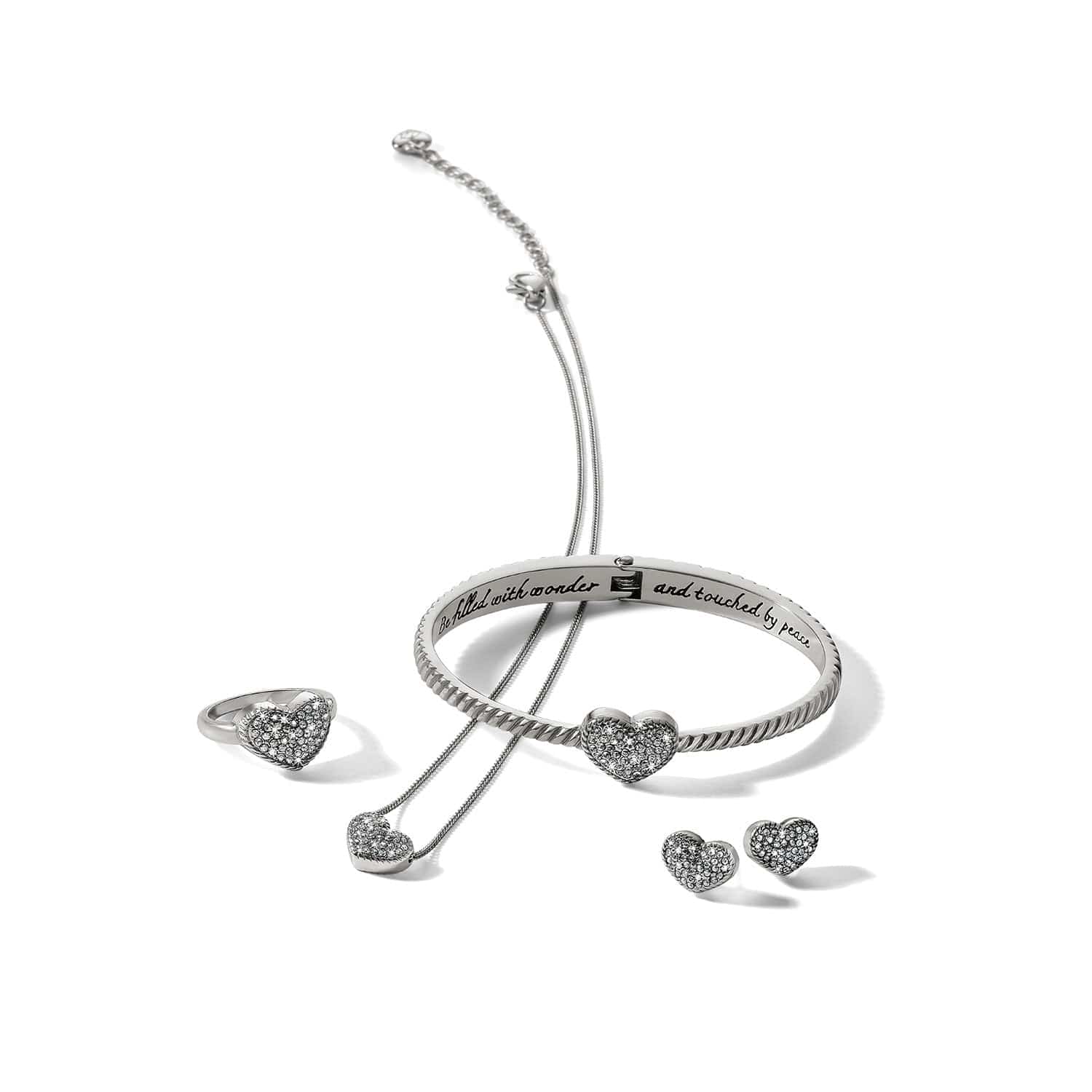 Illumina Celeste Heart Ring - Elegant Sterling Silver Heart Ring for Women, Perfect Gift for Valentine's Day, Anniversary & Romantic Occasions