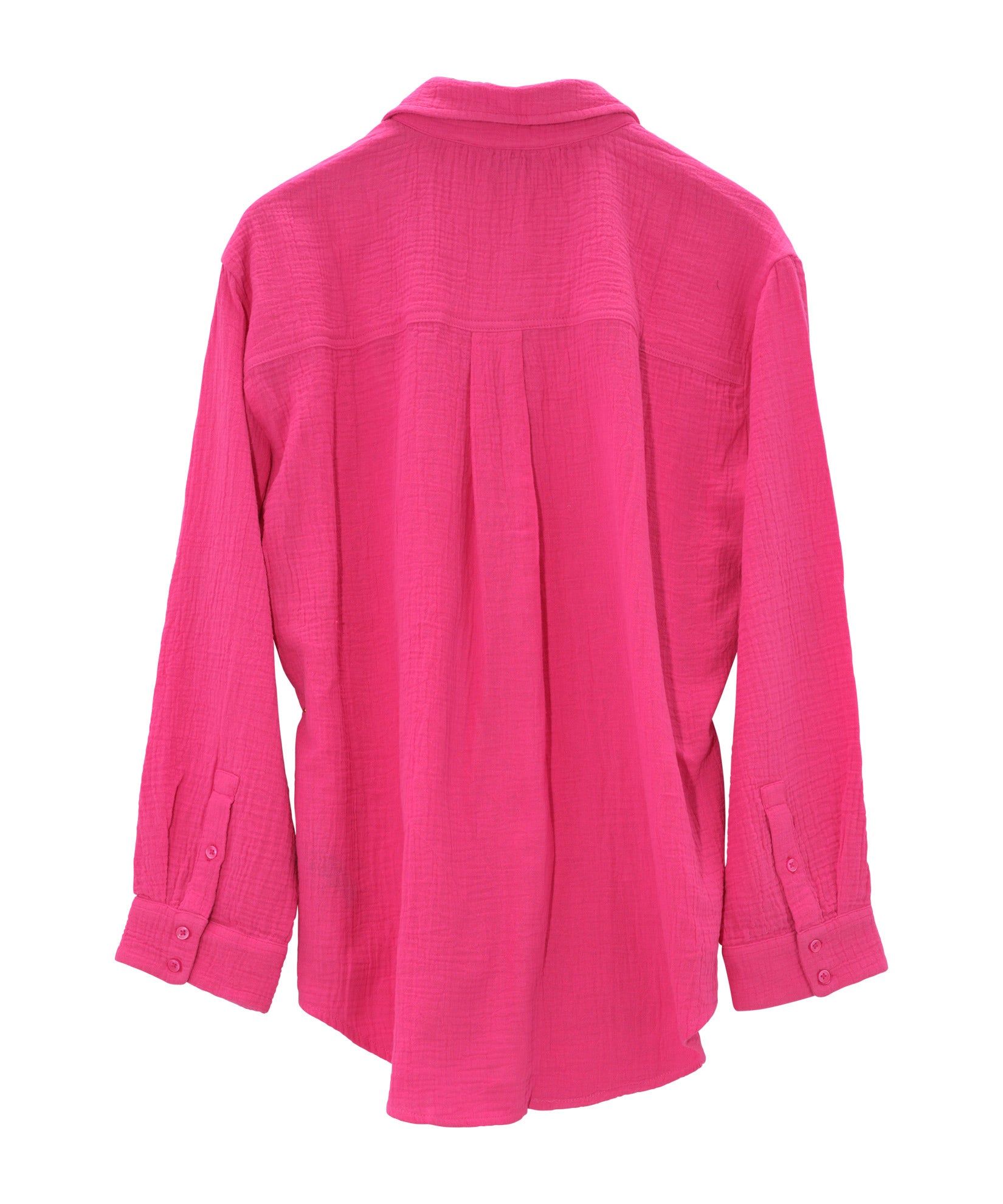 Supersoft Gauze Boyfriend Shirt for Women - Comfortable Loose Fit Long Sleeve Top for Casual Wear, Date Night & Layering