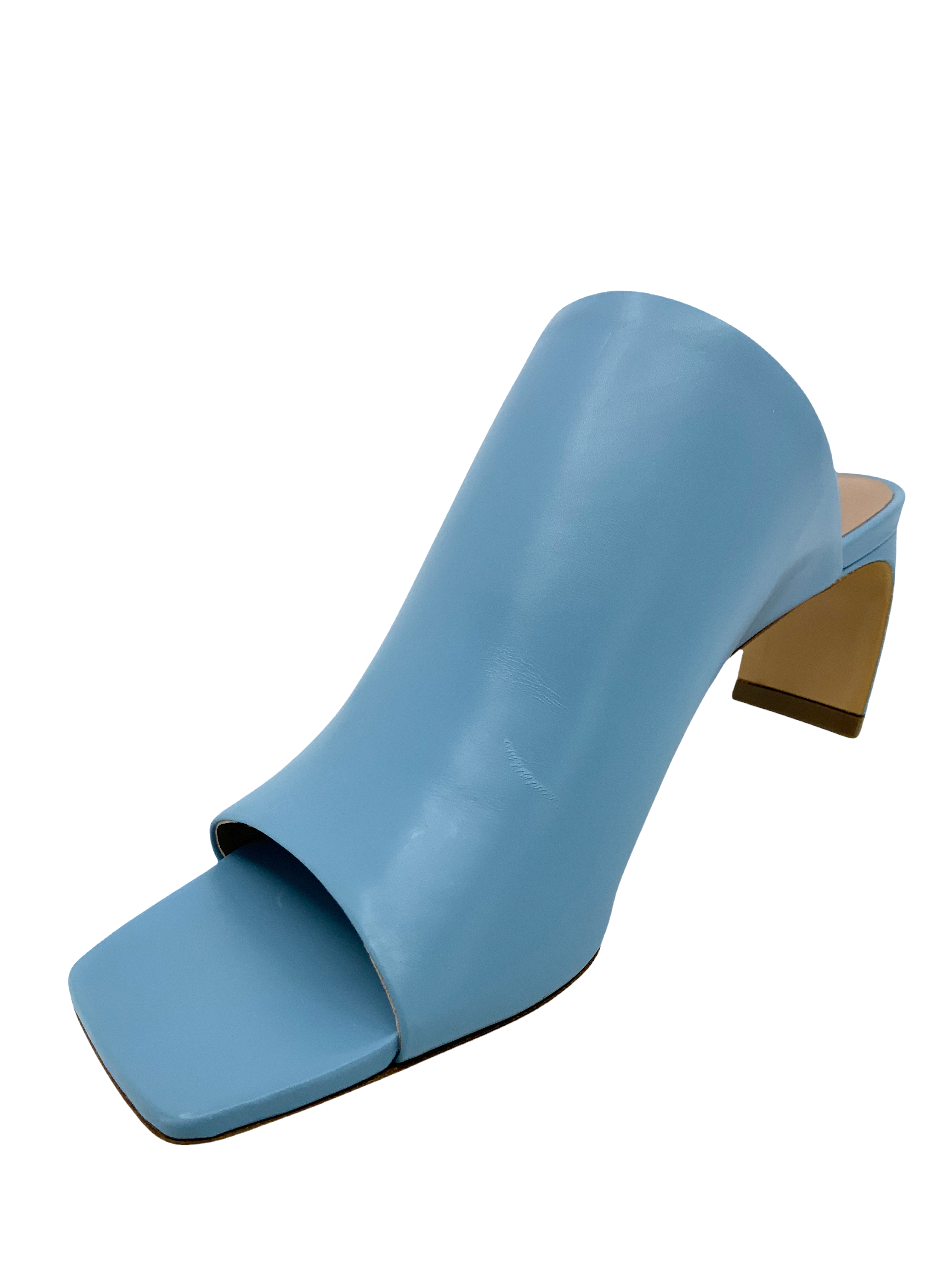 Lanvin Women's Calfskin Leather J Mules - Size 8 US | Luxury Designer Slide Sandals for Casual Outings & Summer Vacations