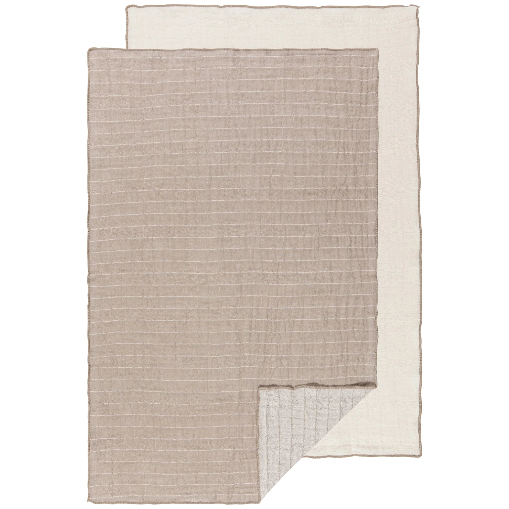 Premium Danica Heirloom Double Weave Cotton Dish Towels Set of 2 - Soft Absorbent Kitchen Towels in Dove Gray for Drying Dishes & Elegant Home Decor