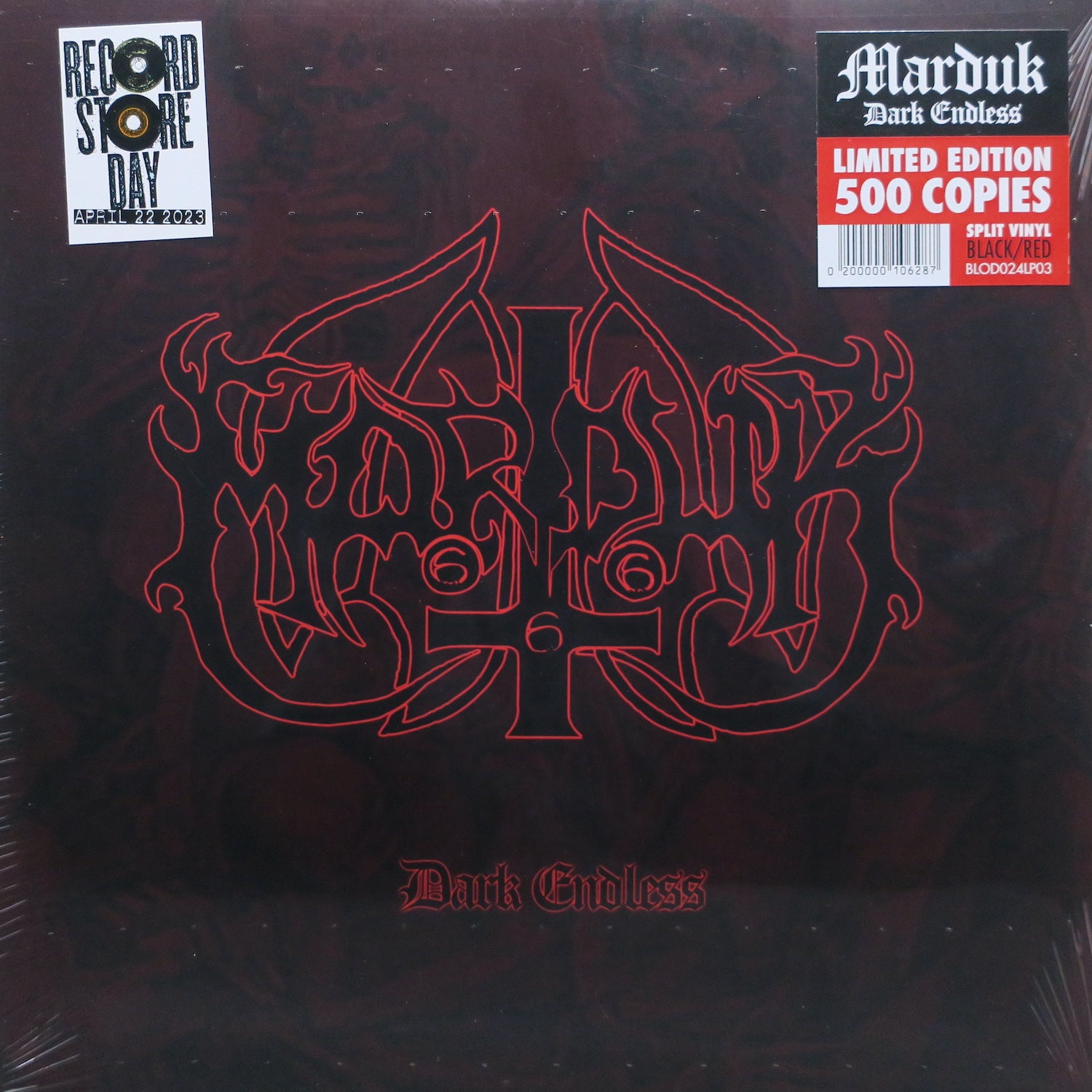 MARDUK 'Dark Endless' Limited Edition Red Vinyl LP Record - Heavy Metal Music for Collectors & Audiophiles - Perfect for Home Listening & Music Collections