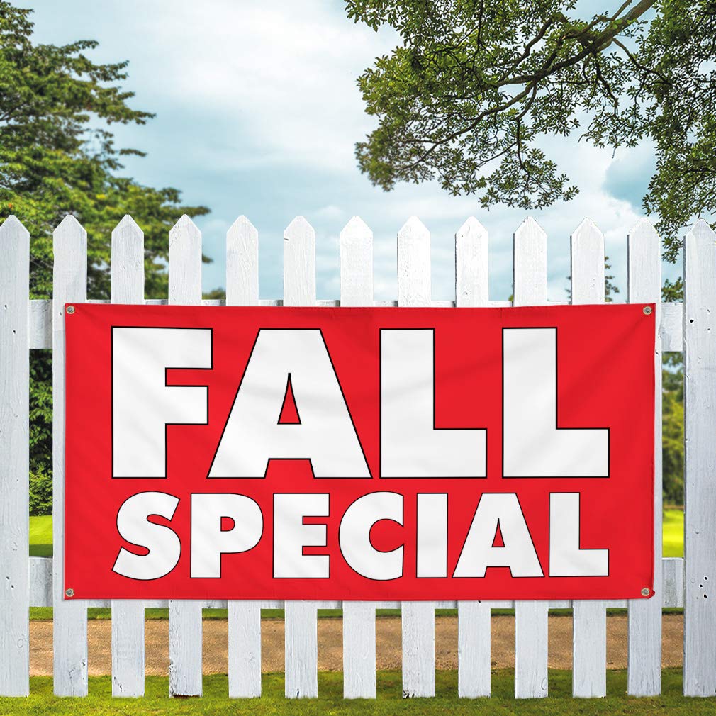 Vinyl Banner - 48x96 Inches, Weatherproof Outdoor Advertising Sign with 8 Grommets (Multiple Sizes Available) - Perfect for Business, Yard Sales, Events & Industrial Use