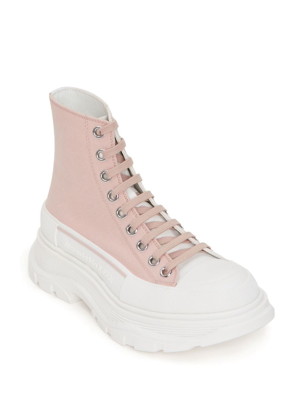 Alexander McQueen Pink Leather Boots for Women - Stylish & Comfortable Fashion Footwear for Parties, Dates & Everyday Wear