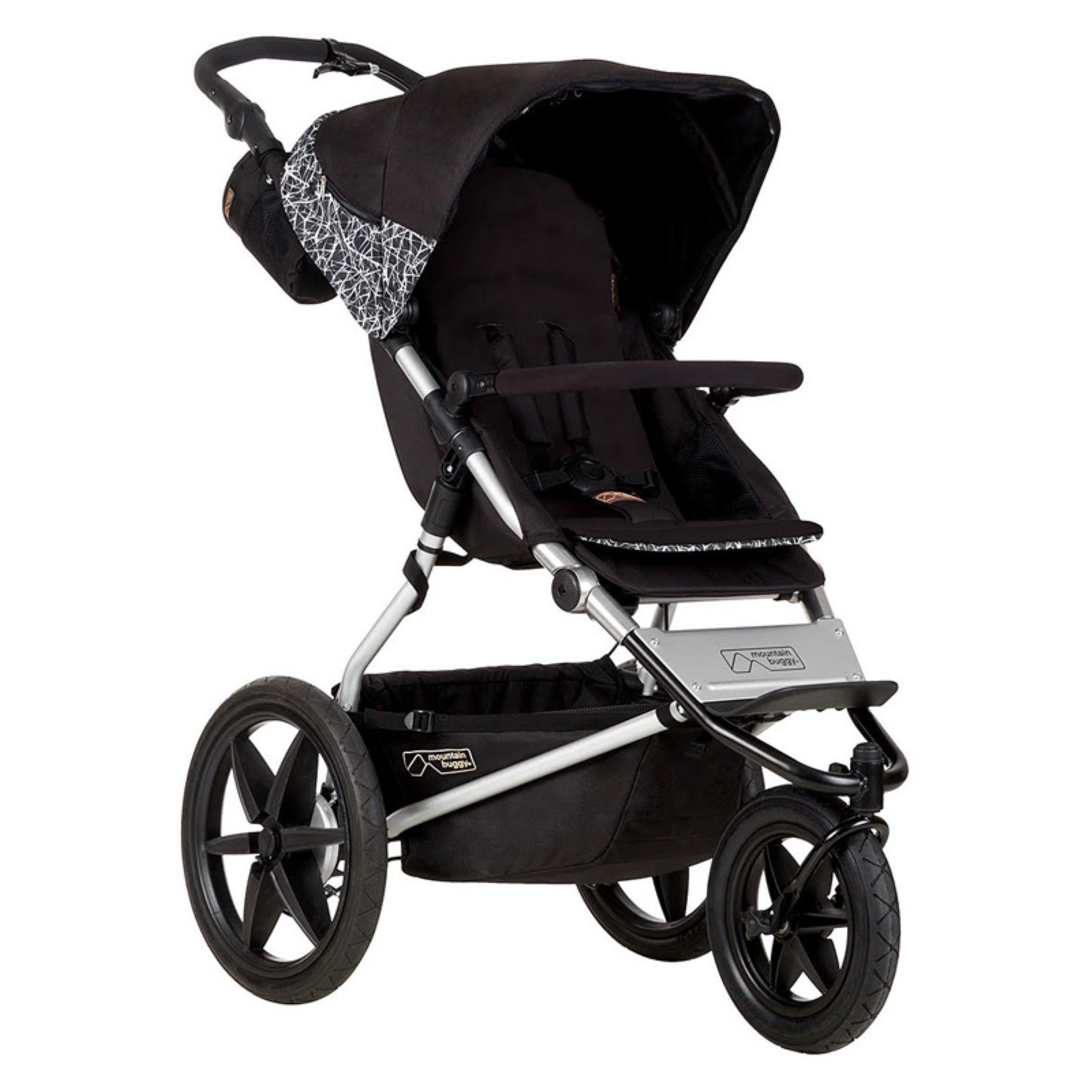 Mountain Buggy Terrain Premium All-Terrain Jogging Stroller for Running & Hiking - Lightweight, Durable Graphite Frame - Perfect for Outdoor Adventures & Active Parents