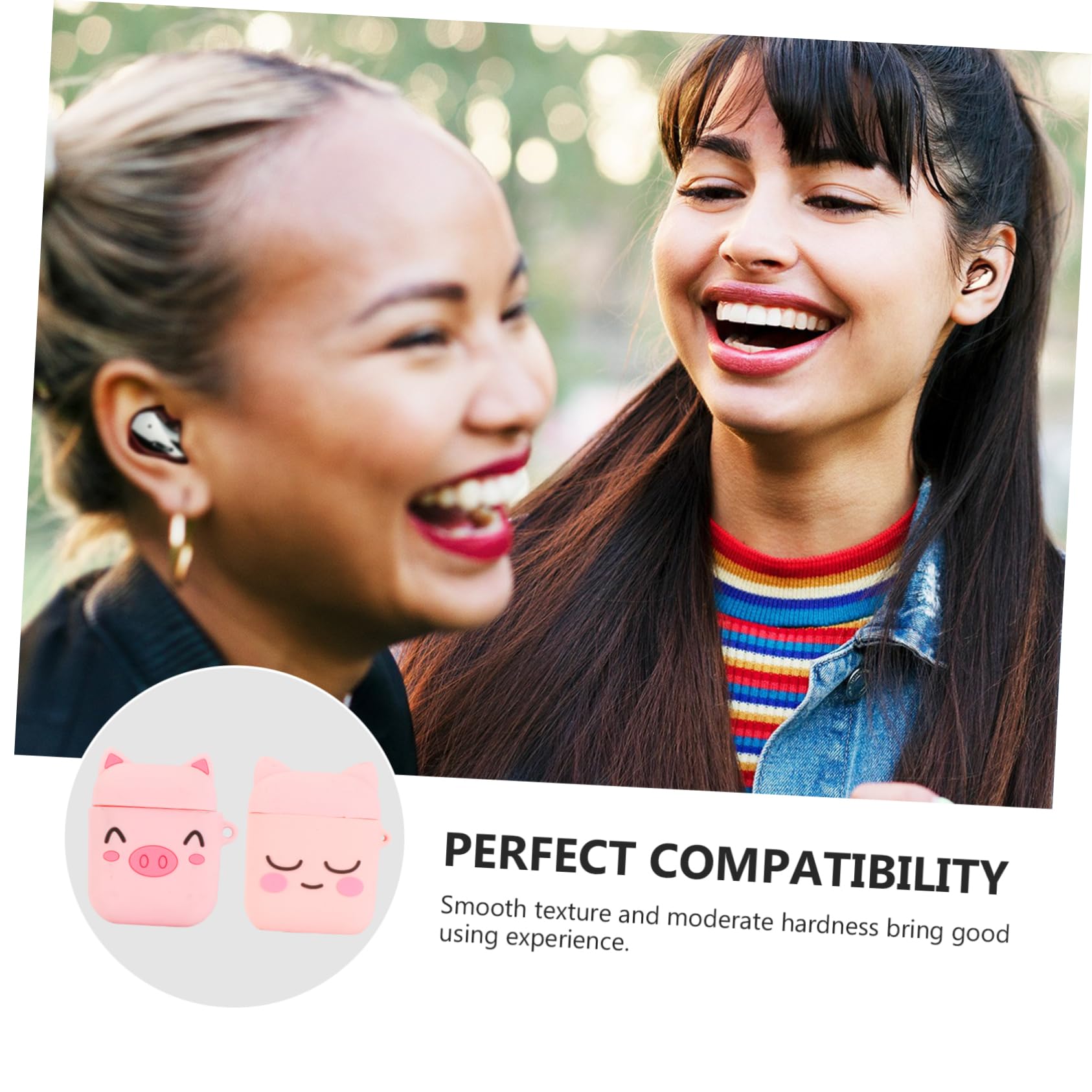 3-Pack Pink Headphone Case Holder - Shockproof Earbud Storage Box for AirPods, Wireless Earbuds | Perfect for Travel, Gym & Daily Organization