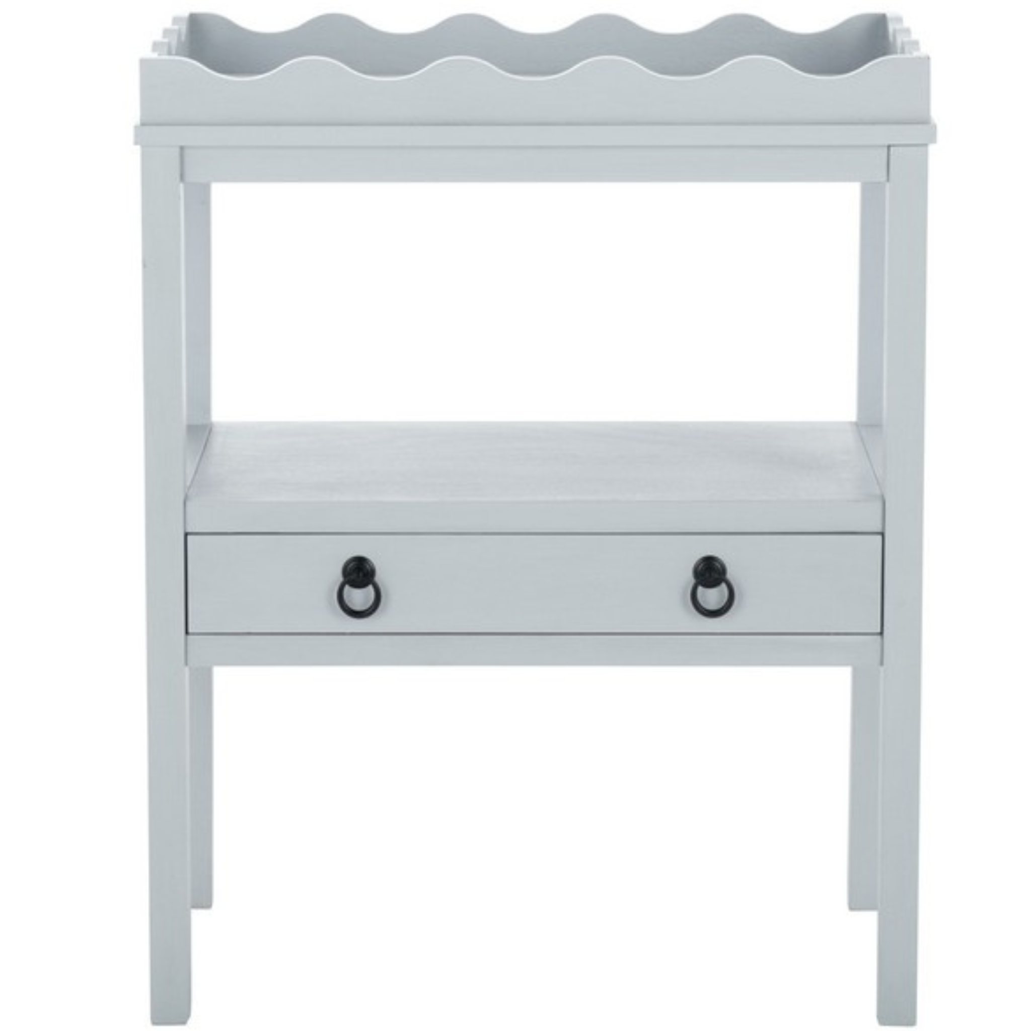Darlyn Rectangle Accent Table in Winter Sky - Modern Side Table for Living Room, Bedroom & Office - Perfect for Coffee, Books & Decor