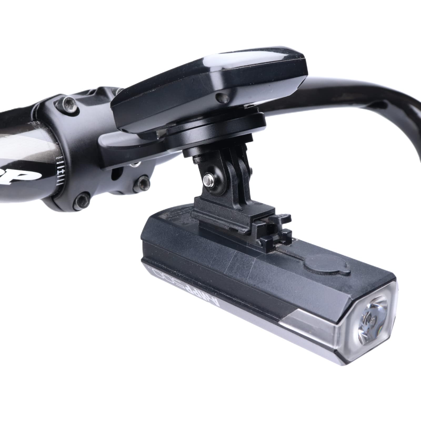 NELboNs Bike Computer Mount Bracket - Compatible with Garmin, Wahoo, Bryton & Specialized S-Works VENGE SL7 Stem - Universal Action Camera & Light Adapter for Cycling, Road Biking & Outdoor Sports
