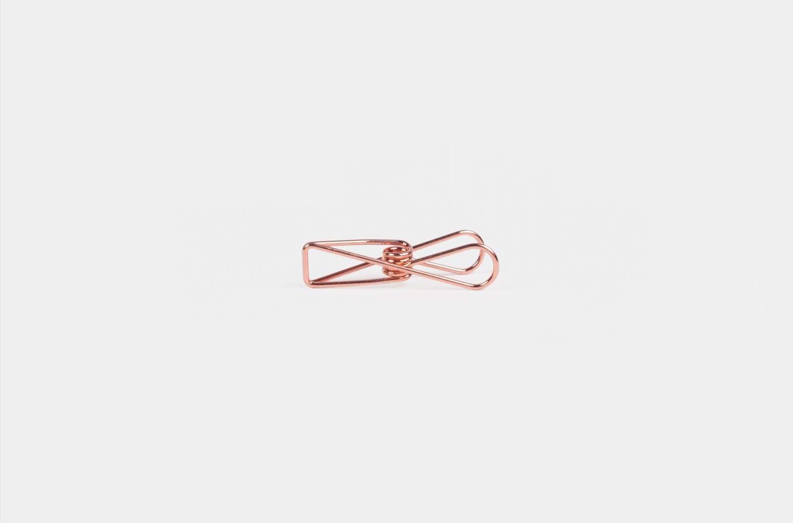 Rose Gold Paper Clips - Elegant Office Supplies for Organizing Documents | Perfect for Home, School & Office Use