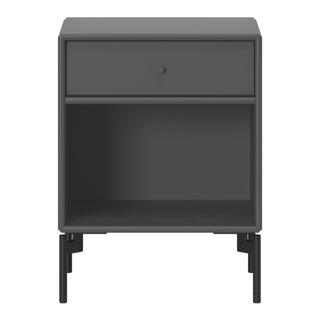 Modern Wooden Nightstand with Drawers & Legs - Stylish Bedside Table for Bedroom, Living Room, or Office - Perfect for Storage & Organization