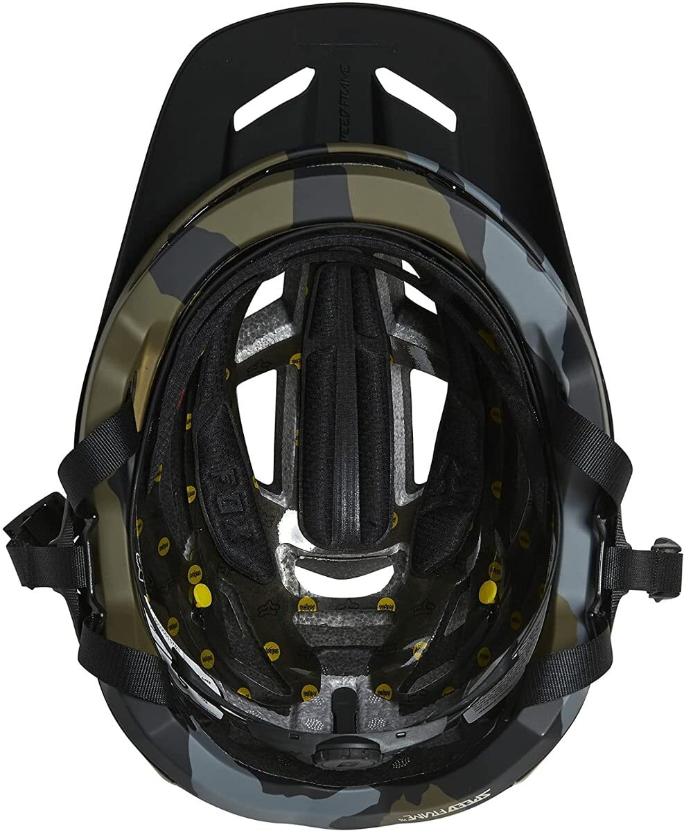 Fox Racing SPEEDFRAME PRO Mountain Bike Helmet for Men - Lightweight MTB Cycling Helmet with MIPS Protection, Green Camo, Small - Perfect for Trail Riding & Downhill Biking