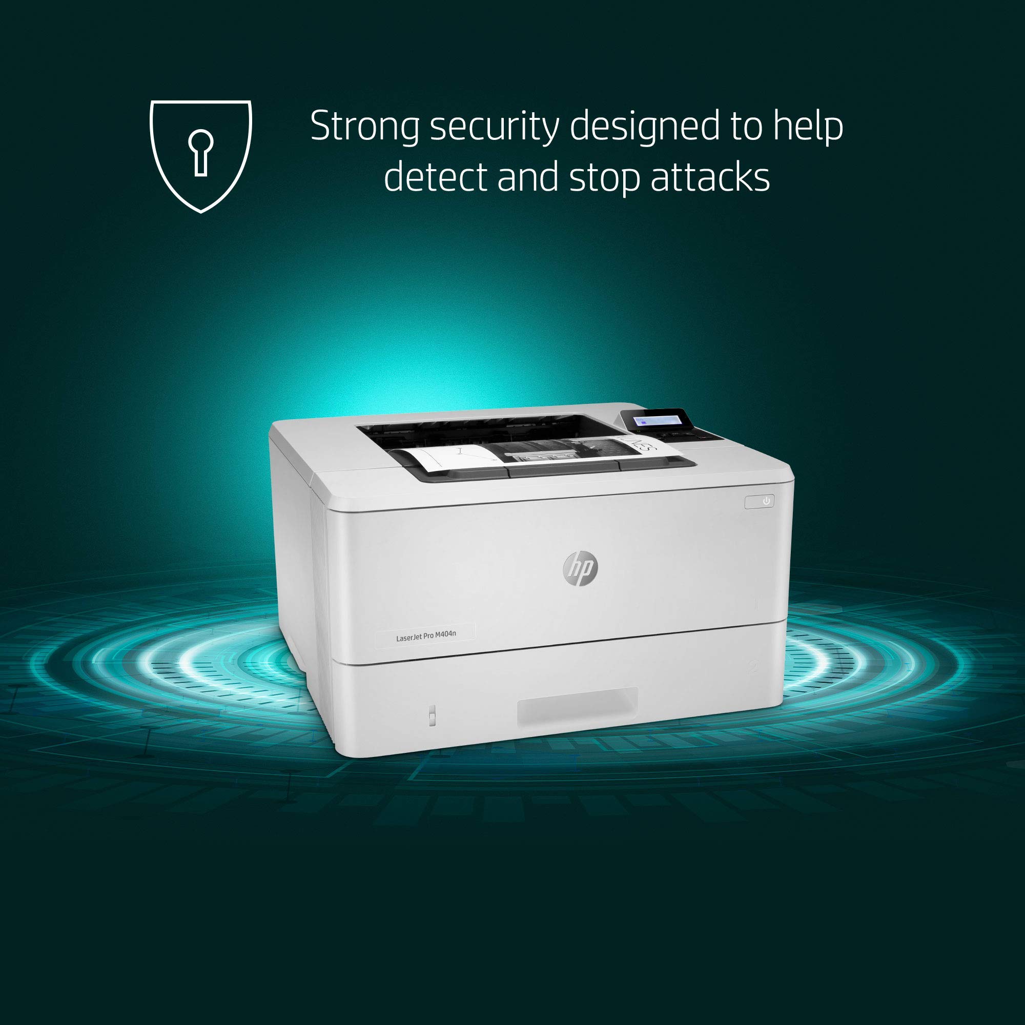 Refurbished HP LaserJet Pro M404n Monochrome Laser Printer - Fast & Reliable Office Printing | Ideal for Home Office, Small Business & High-Volume Documents