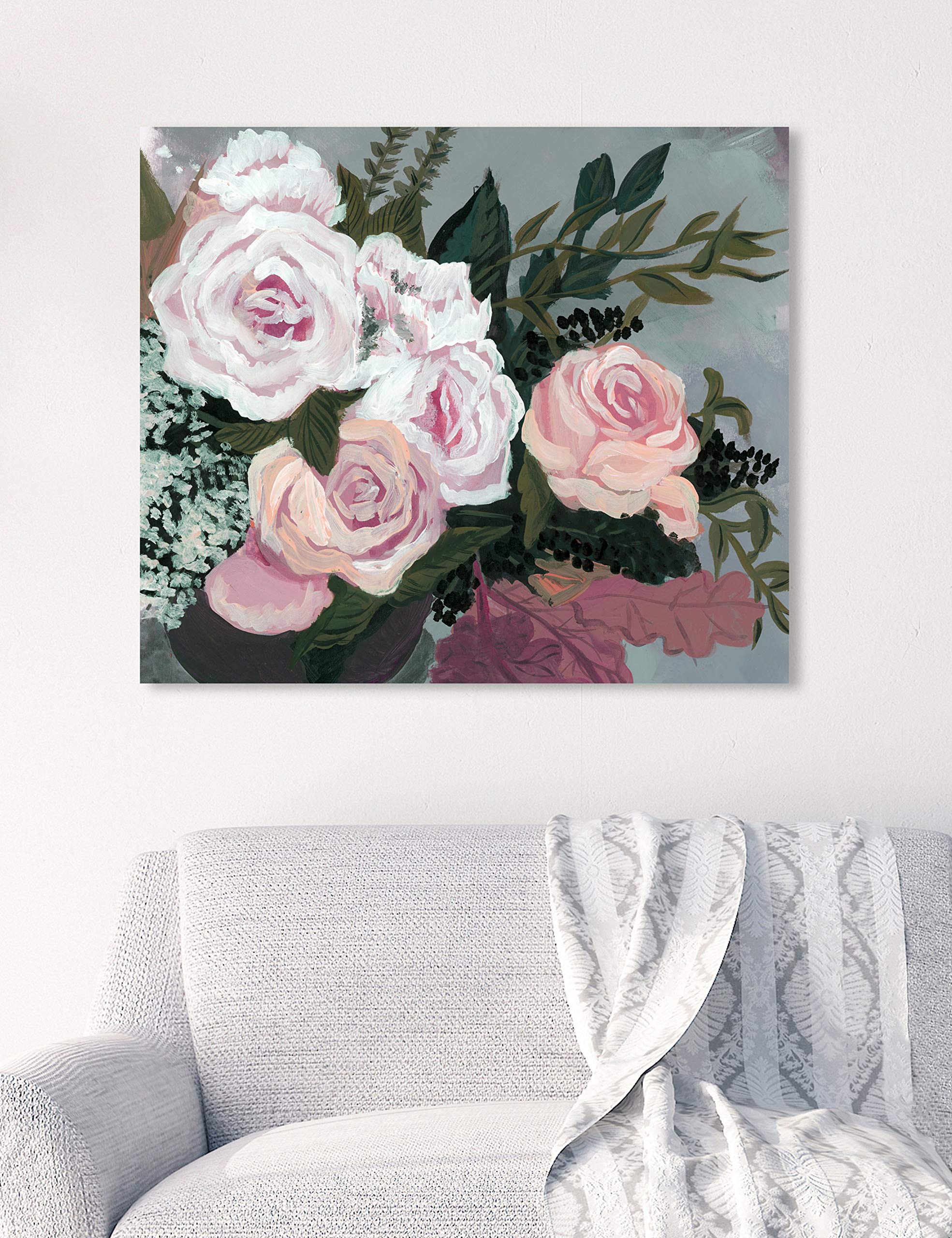 Oliver Gal Artist Co. 'Garden of Roses' Floral Canvas Wall Art Print - 24
