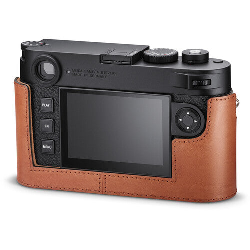 Leica M11 Camera Protector Case in Cognac Brown - Premium Leather Cover for Leica M11 Digital Camera | Perfect for Travel, Outdoor Photography & Everyday Protection