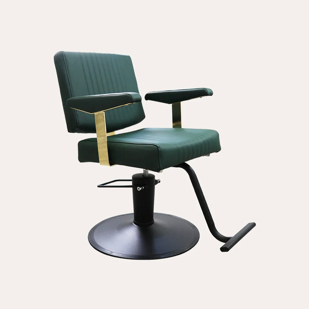 Professional Athena Salon Chair - Hydraulic Adjustable Styling Chair for Hairdressers & Barbers - Perfect for Salons, Barber Shops & Home Use