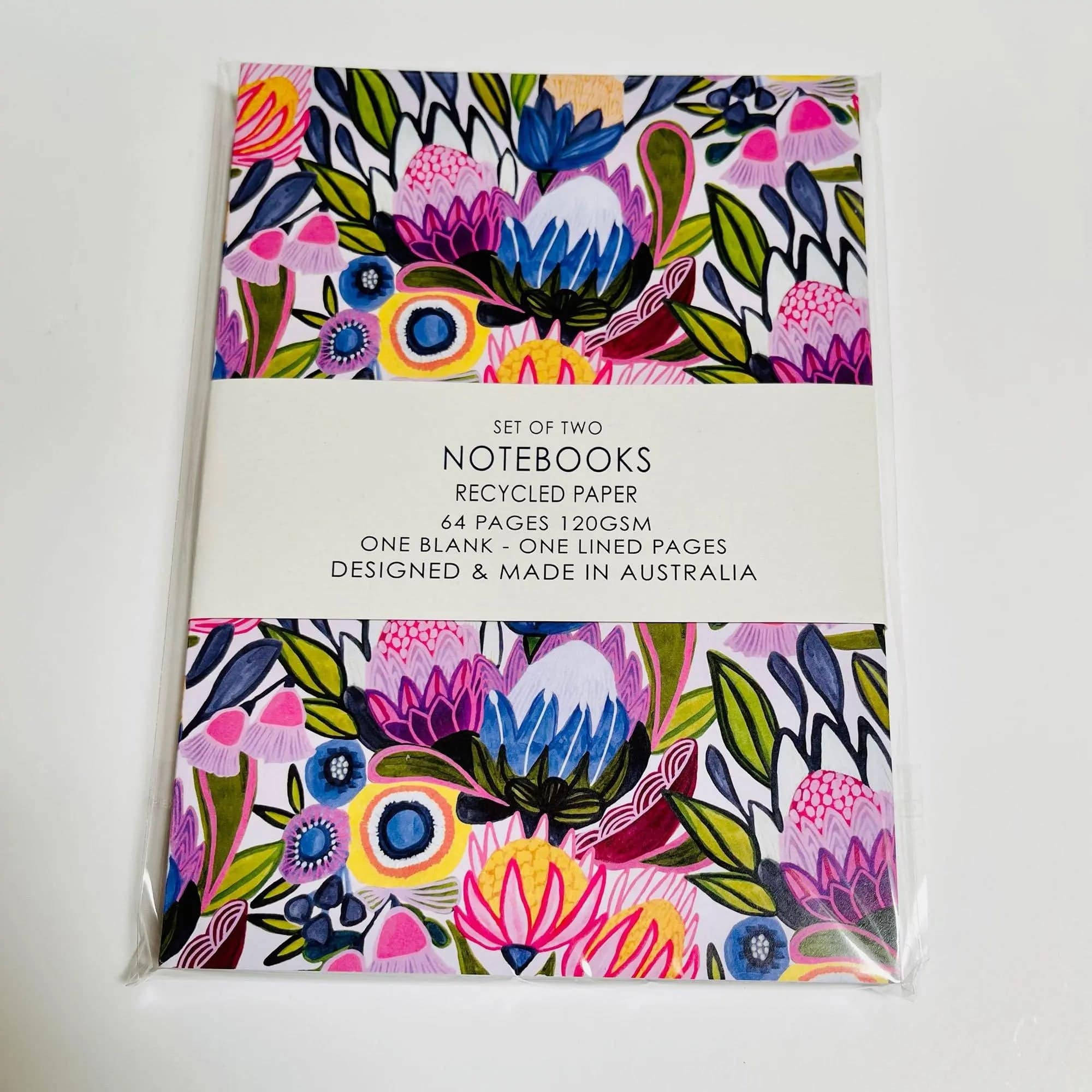 Premium Protea Magnifica A5 Notebook Set - Elegant Floral Design, 120gsm Thick Paper, Perfect for Journaling, Sketching & Note Taking - Ideal Gift for Students, Artists & Professionals