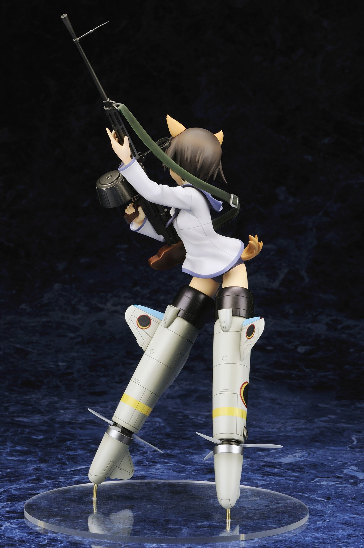Strike Witches Yoshika Miyafuji 1/8 Scale PVC Anime Figure - Collectible Japanese Anime Character Model for Display & Gift
